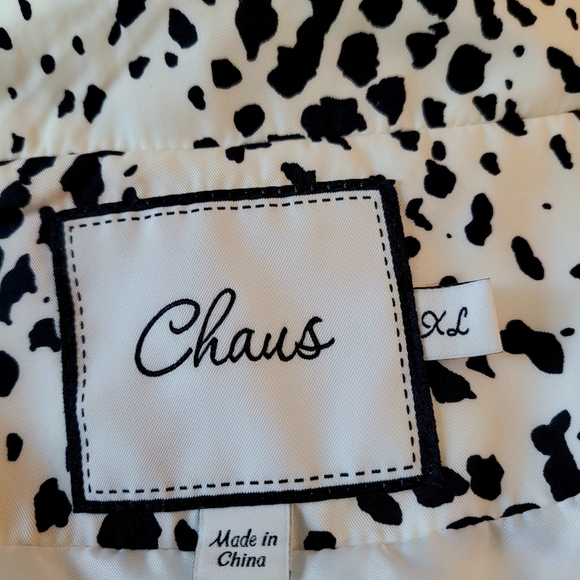 NWOT Chaus Black/White Lightweight Jacket, Sz ZL - Picture 8 of 10